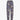 Trousers with a pattern of palm trees and geometric shapes on a white background