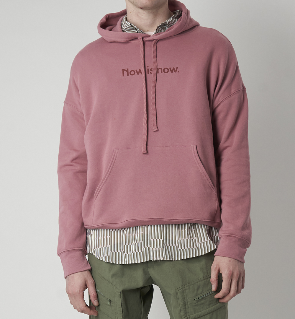 Paradised mauve Now Is Now hoodie